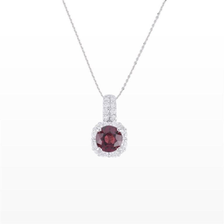 Mặt dây chuyền Đá Garnet