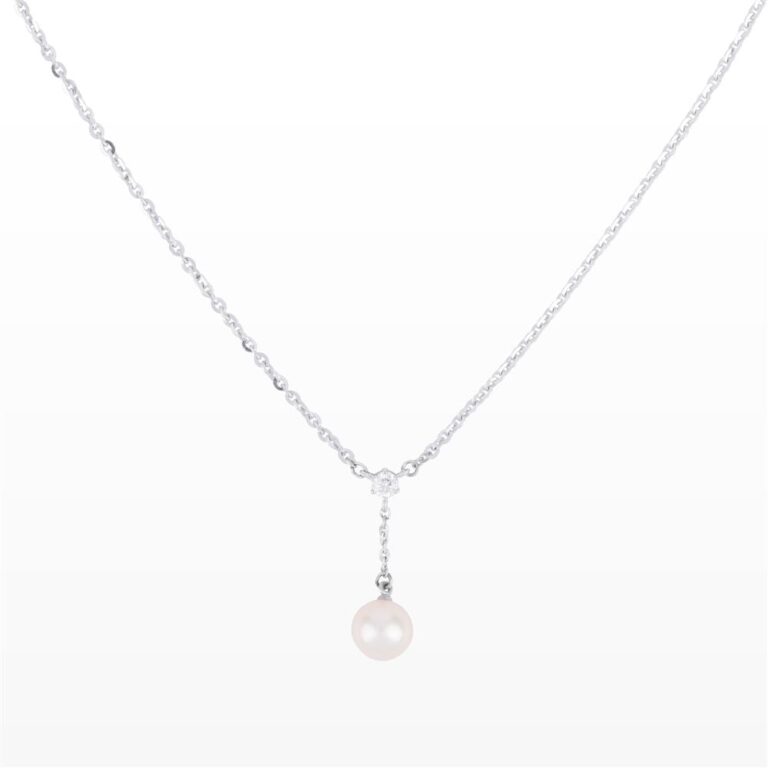 Dây cổ Kim cương ngọc trai